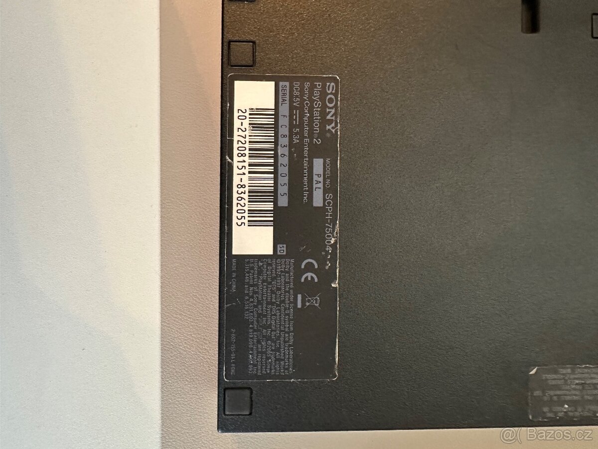 PlayStation 2 Slim SCPH-75004 kompletní set - 5