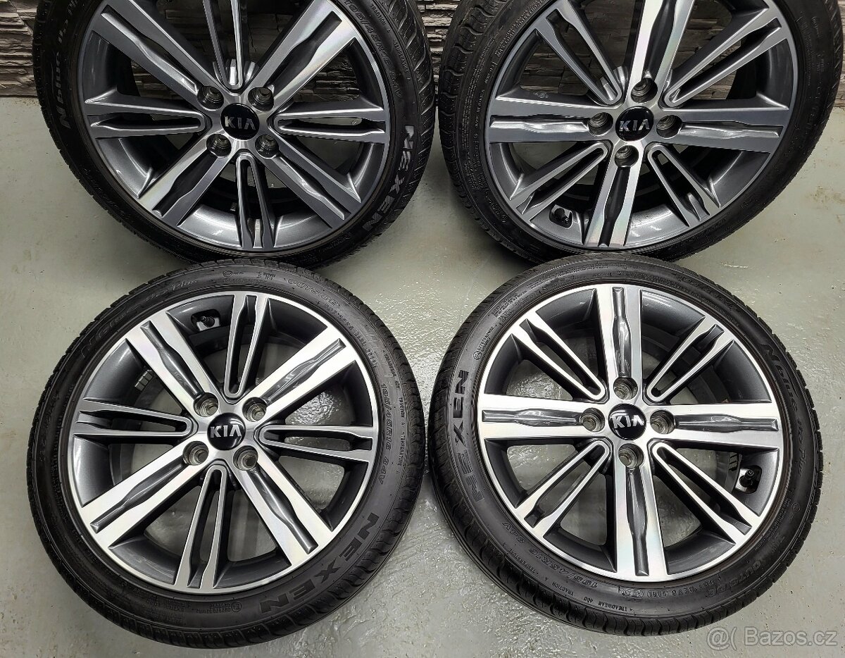 16" Originál Kia PICANTO STONIC 4x100 ZÁNOVNÍ LETNÍ SADA - 5