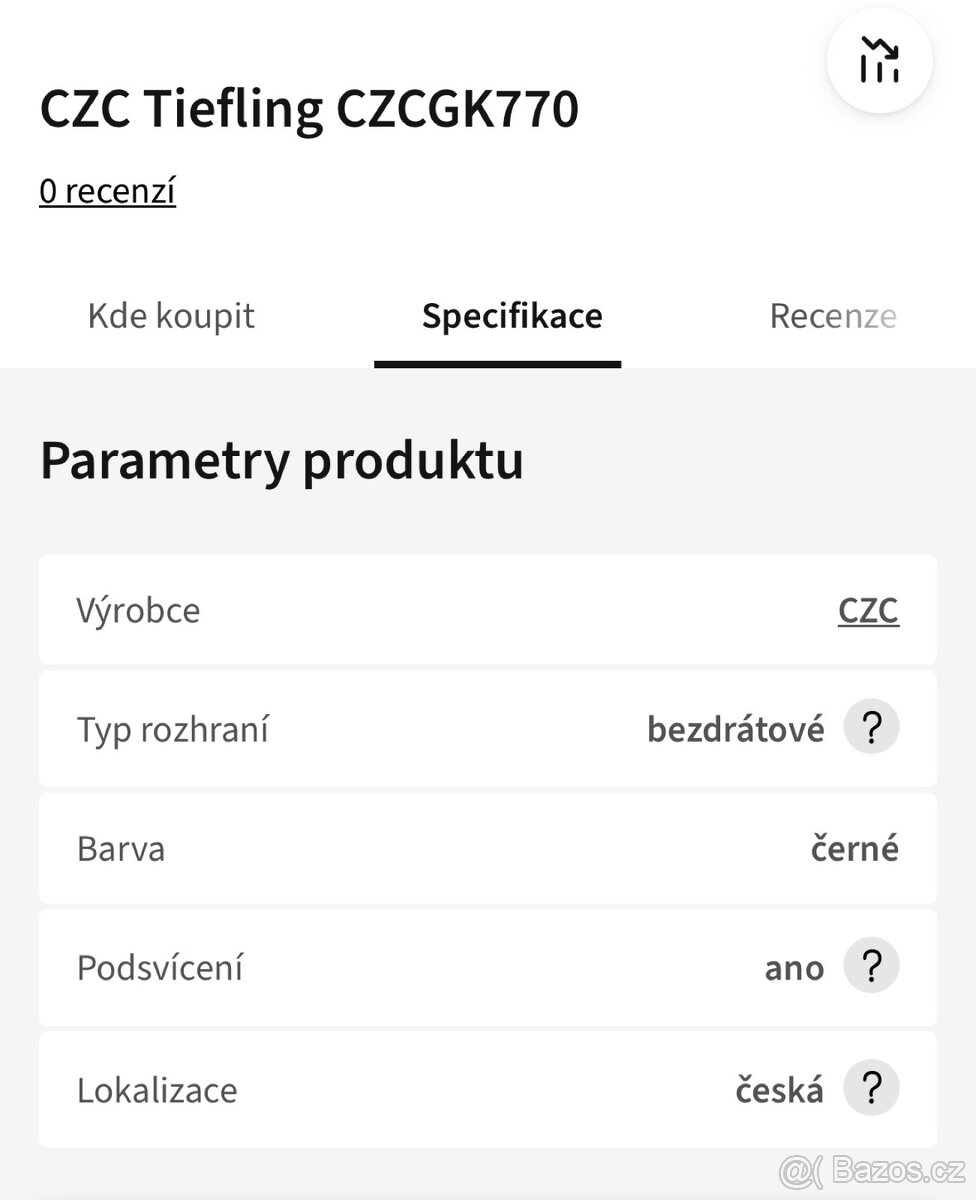 RGB Herní klávesnice CZC.Gaming Tiefling - 5