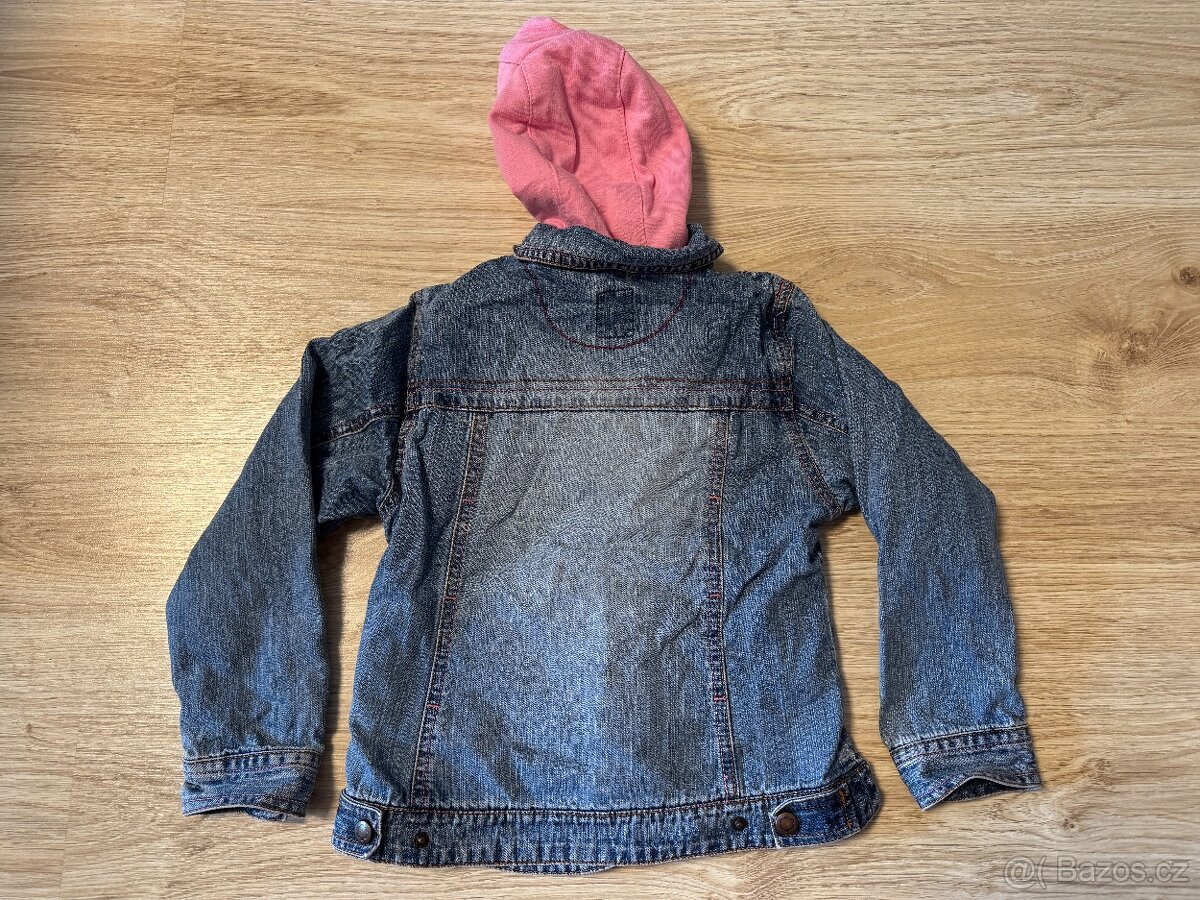 dětská džínová bunda 2v1 Polomino, vel 122 - 5