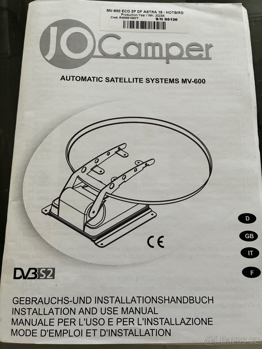 Satelit JO Camper MV 600 - 5