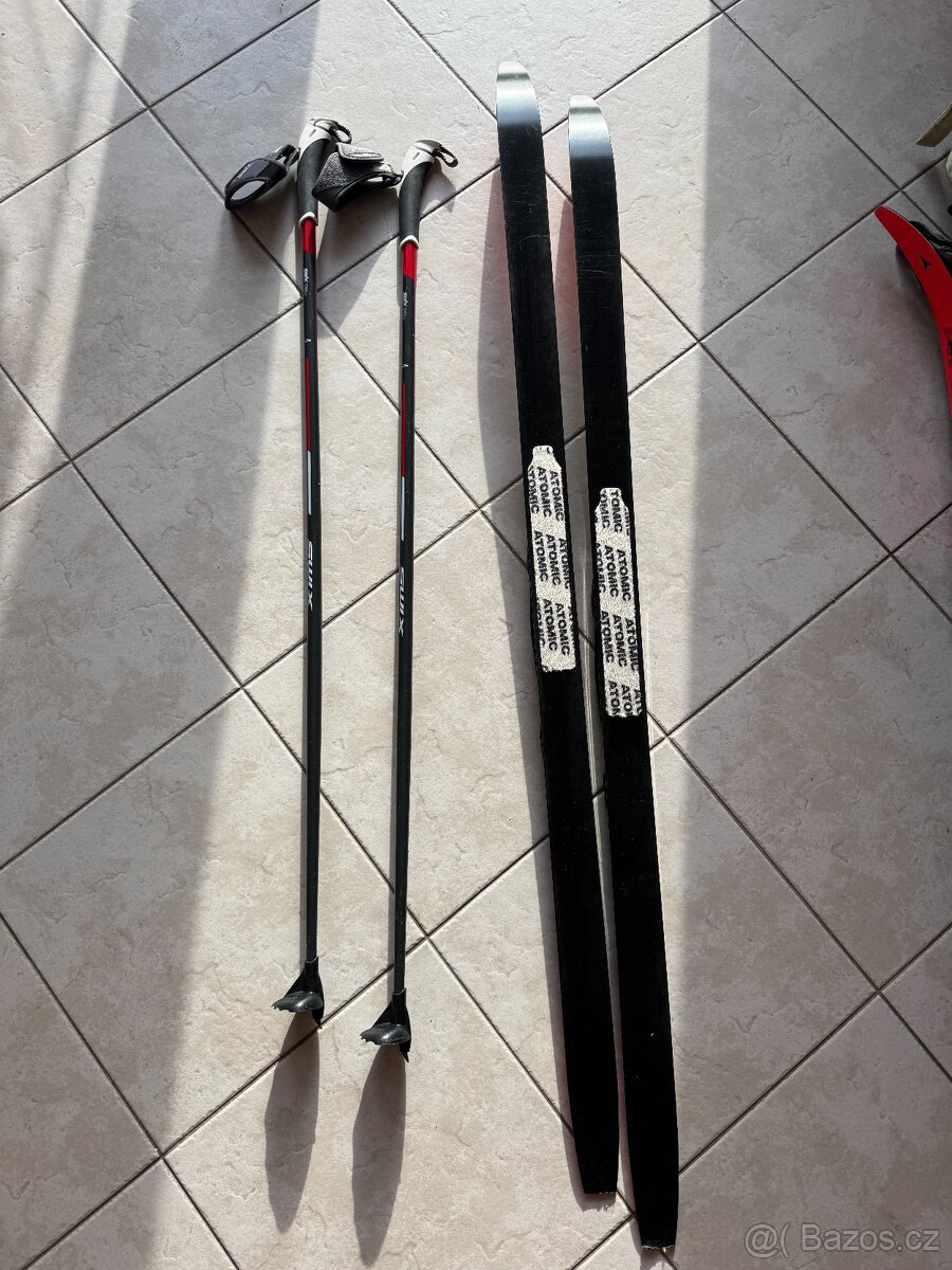 Dětské/JR Běžky Atomic Pro C1 JR Skintec 130 cm + hole SWIX - 5