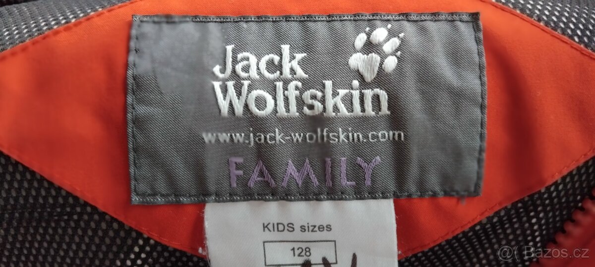 Chlapecká zimní bunda, membrána, vel. 128, zn. Jack Wolfskin - 5