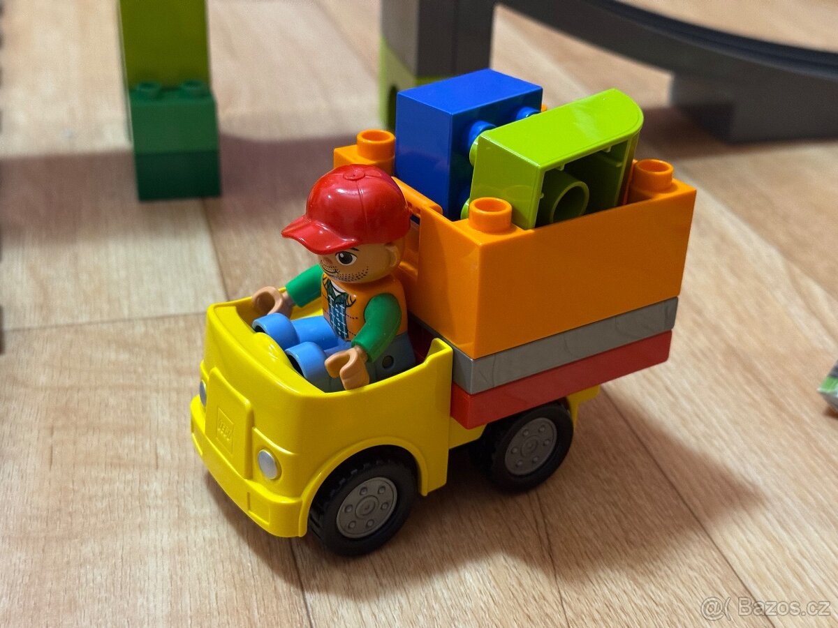 LEGO DUPLO 10508 - nákladní vlek DELUXE kompletní TOP STAV - 5