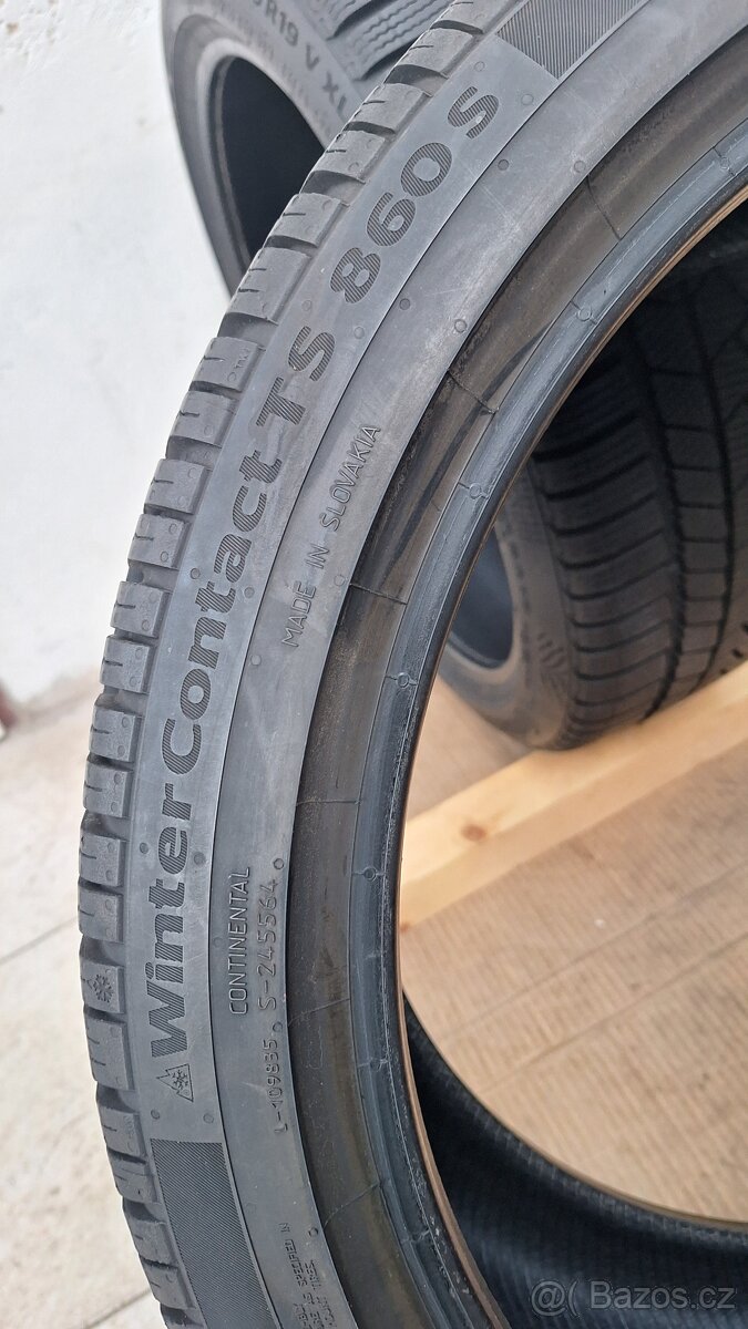 2ks zimní pneu Continental 225/40 R19 7+mm - 5