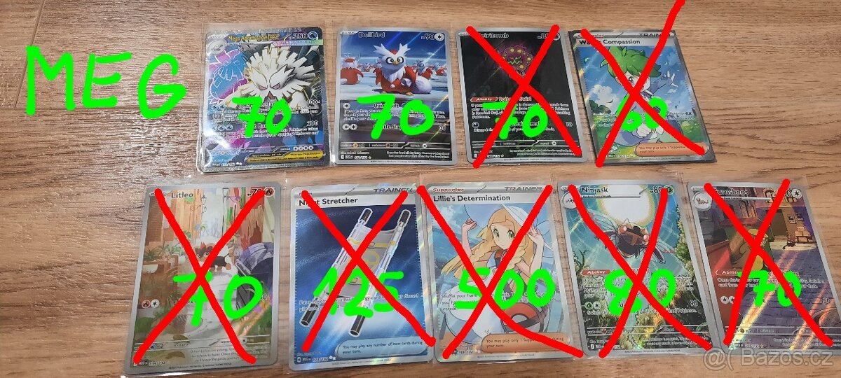 Pokémon karty hity + EX - 5