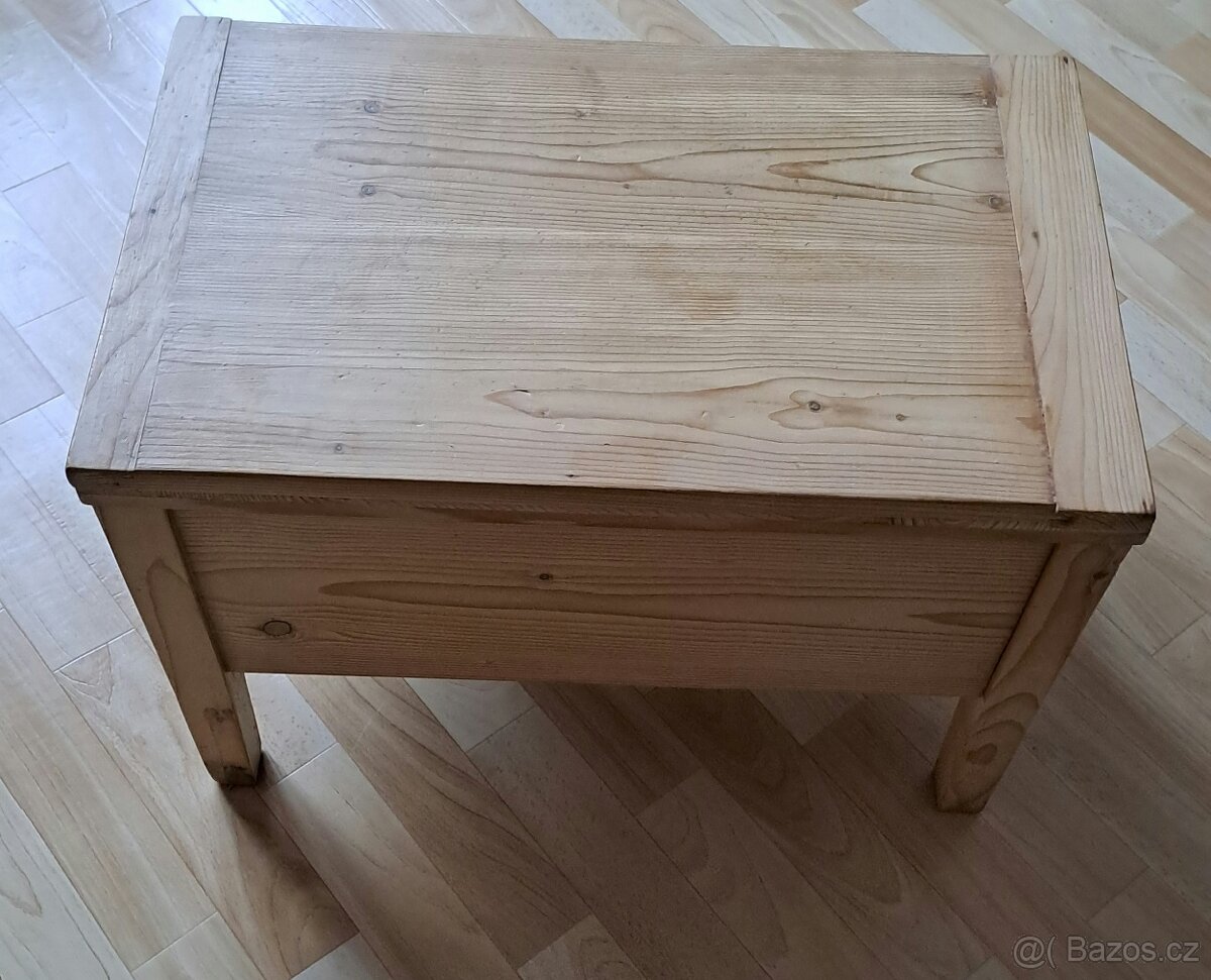 stolek, skříňka dřevěná - 5