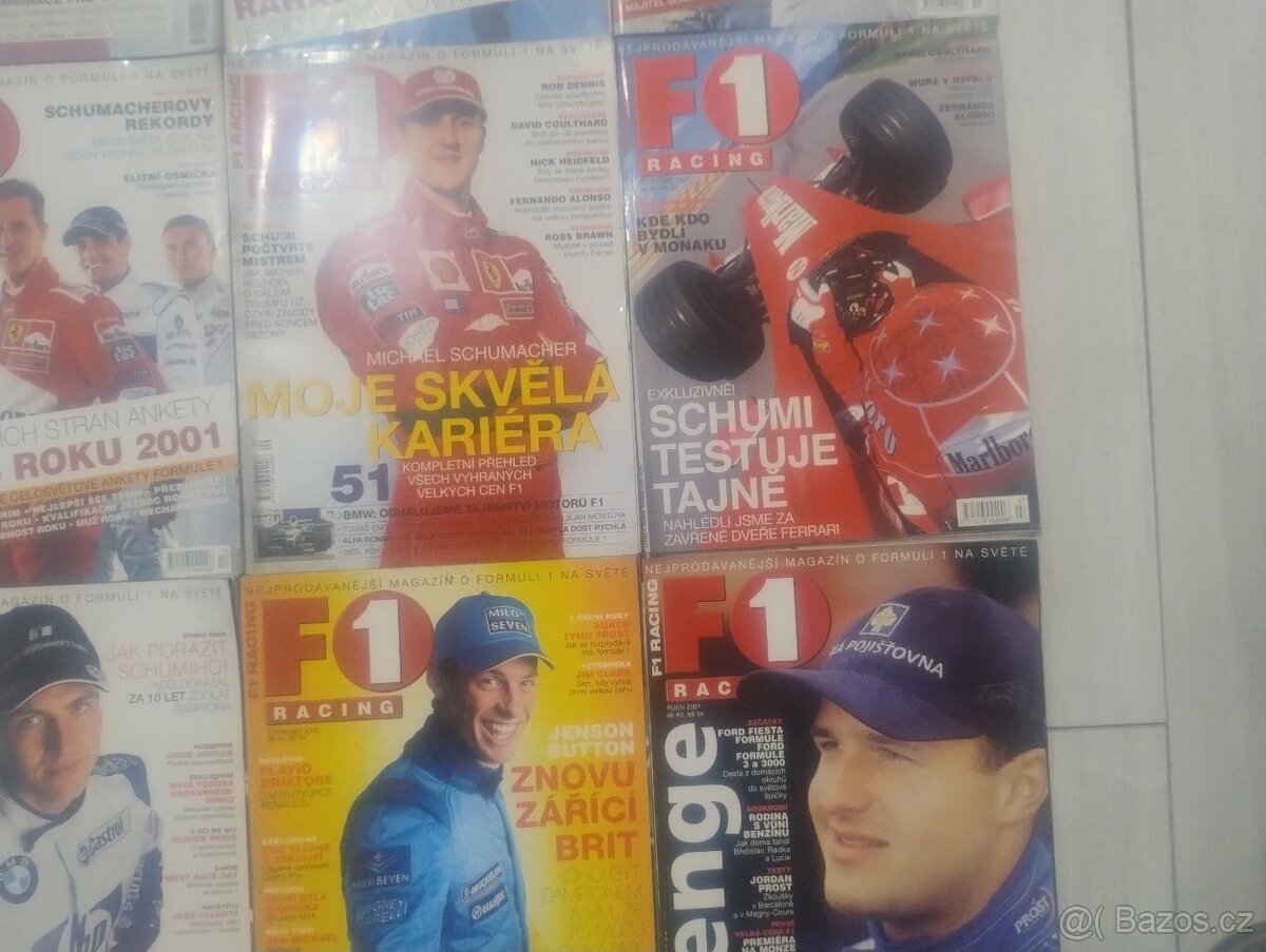 F1 racing časopis ročníky 2001,2002 - 5
