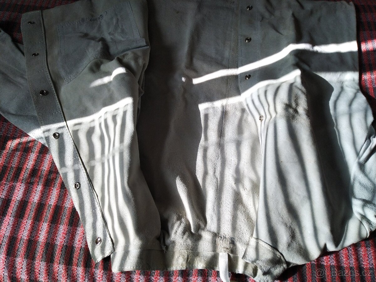 Svářečský kožený kabát - 5