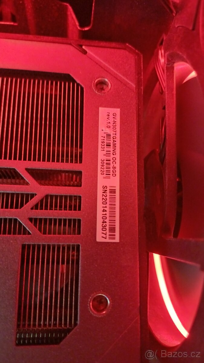 Herní PC - Ryzen 7 5800X, RTX 3070ti, 32 GB RAM, záruka - 5