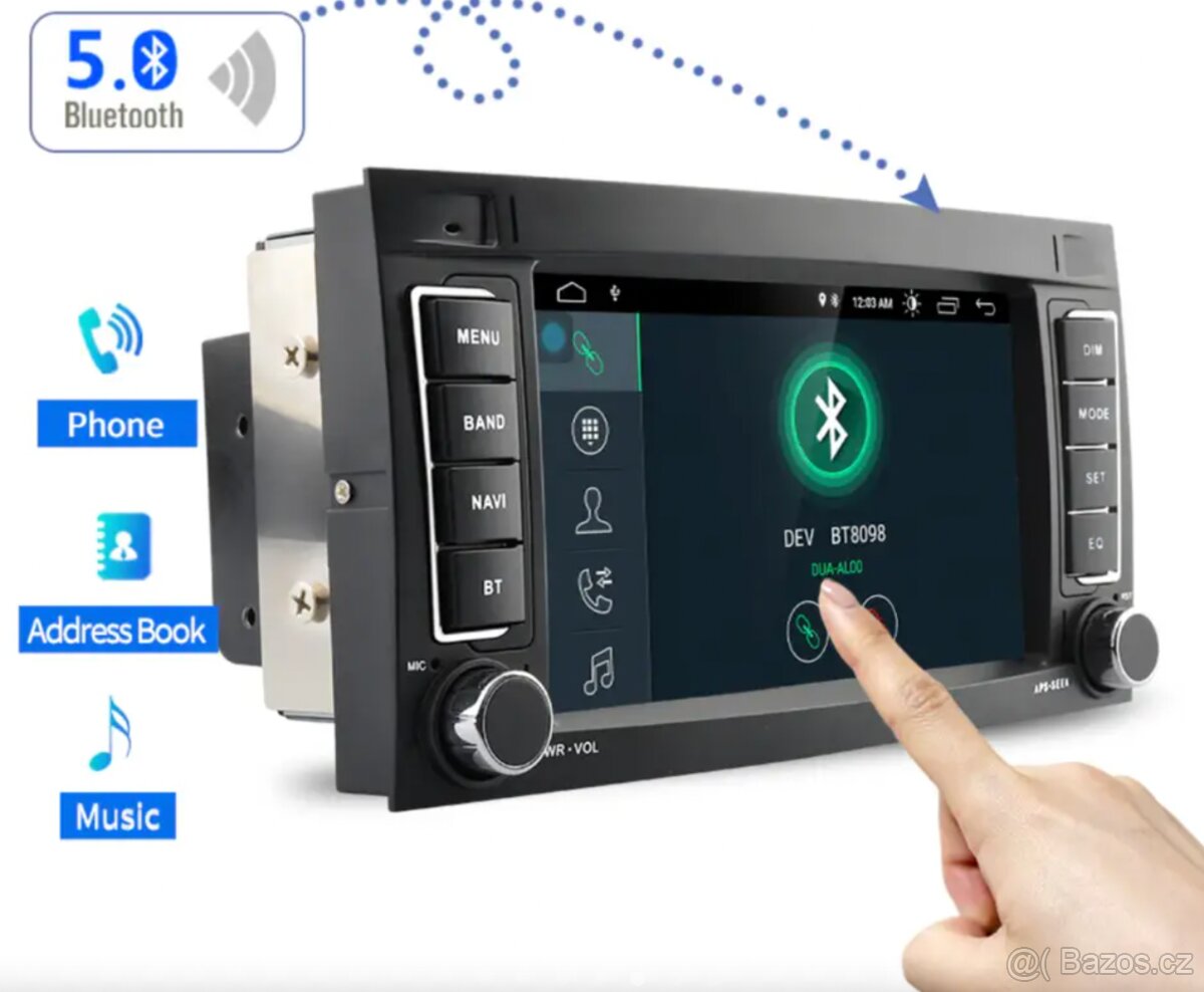 Nové Autorádio do VOLKSWAGEN TOUAREG, TRANSPORTER T5 ANDROID - 5