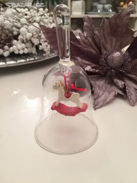 Vánoční skleněný zvoneček, Loberon - 5
