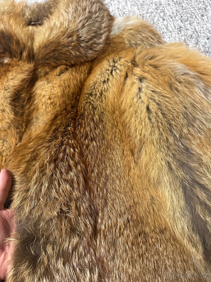 Kožich z pravé kožešiny liščí - 5