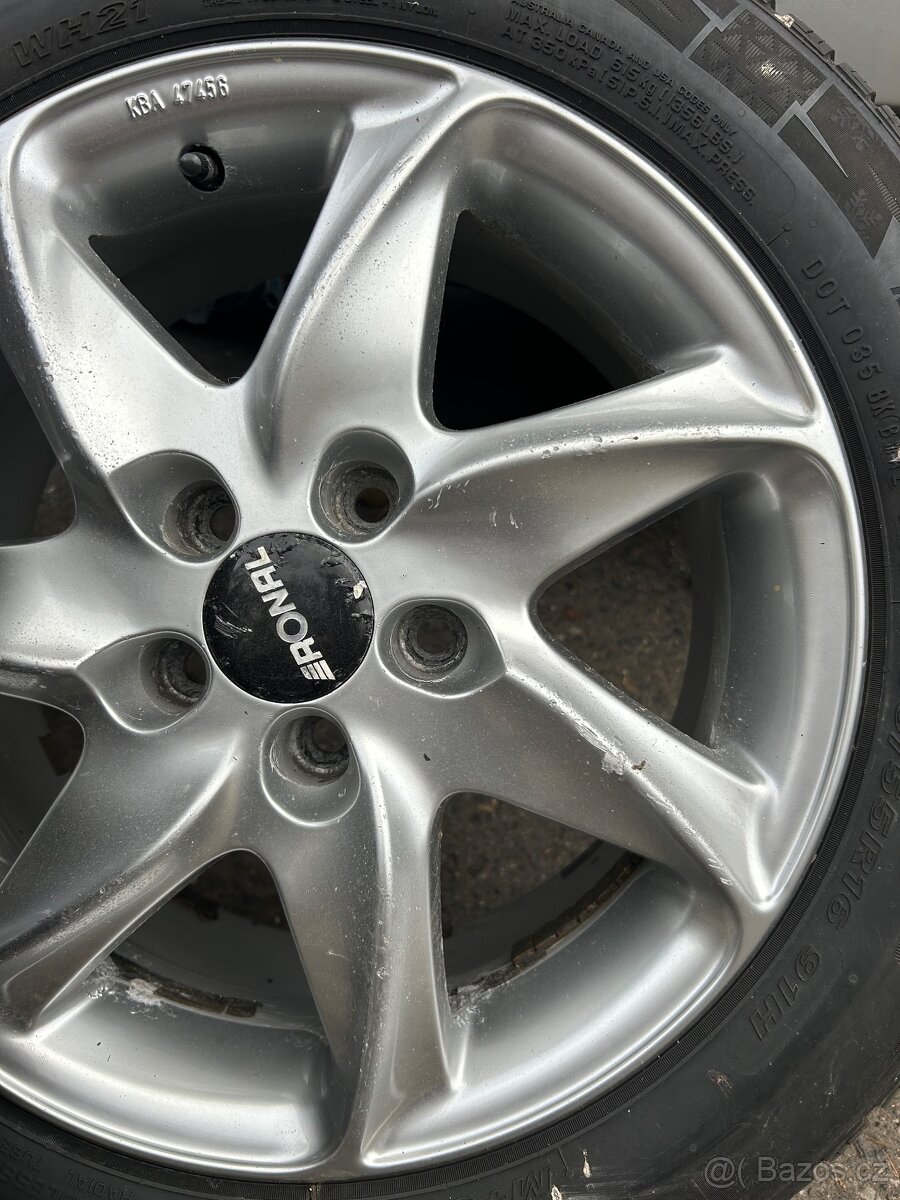 Alu kola Ronal 5x100 R16 zimní - 5