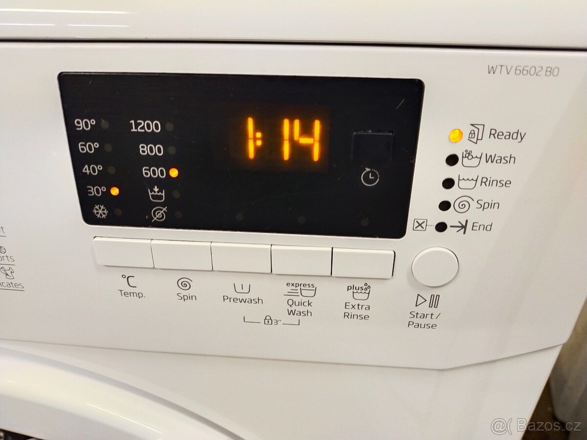 Prodám plně funkční digitální pračku zn. Beko-6 kg--DOVEZU-- - 5