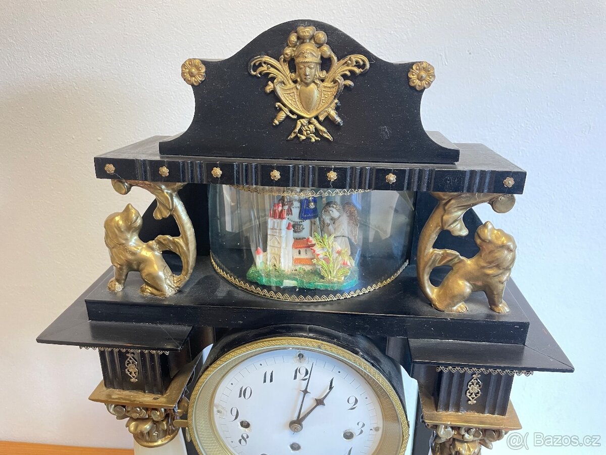 Velké hodiny Biedermeier - 5