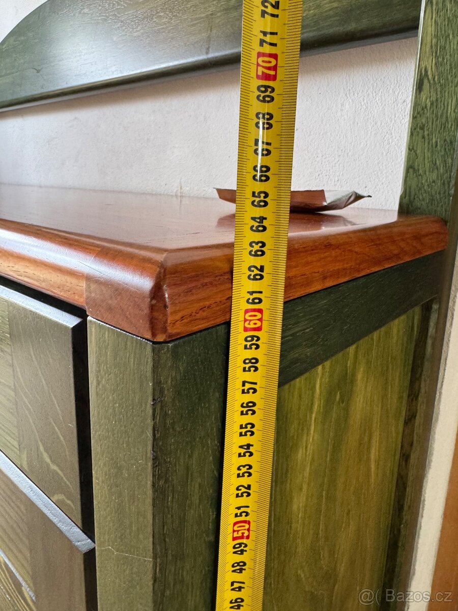 Dřevěný botnik/ komoda / skřínka - 5