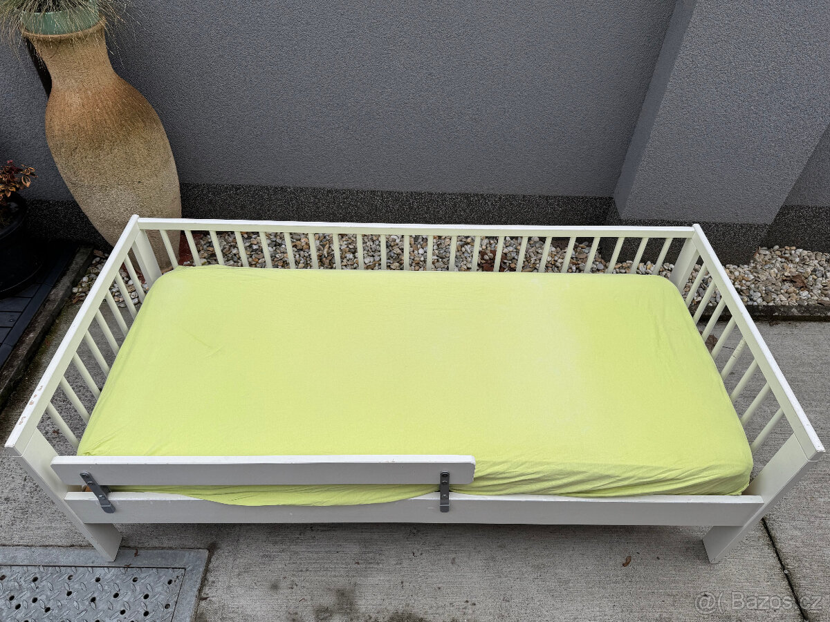 Dětská postýlka Ikea Gulliver + rošt, matrace, příslušenství - 5