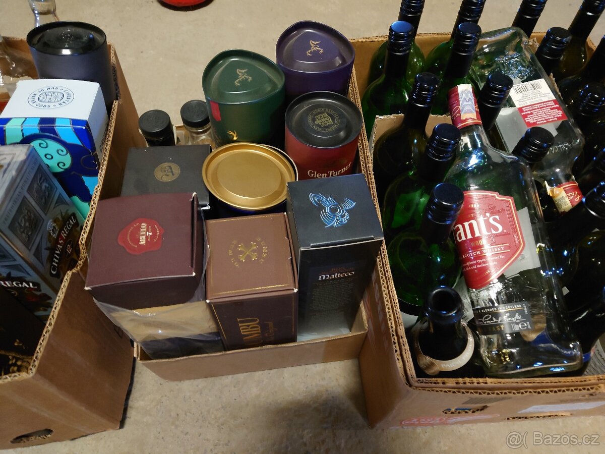 Lahve alkohol značkové - 5