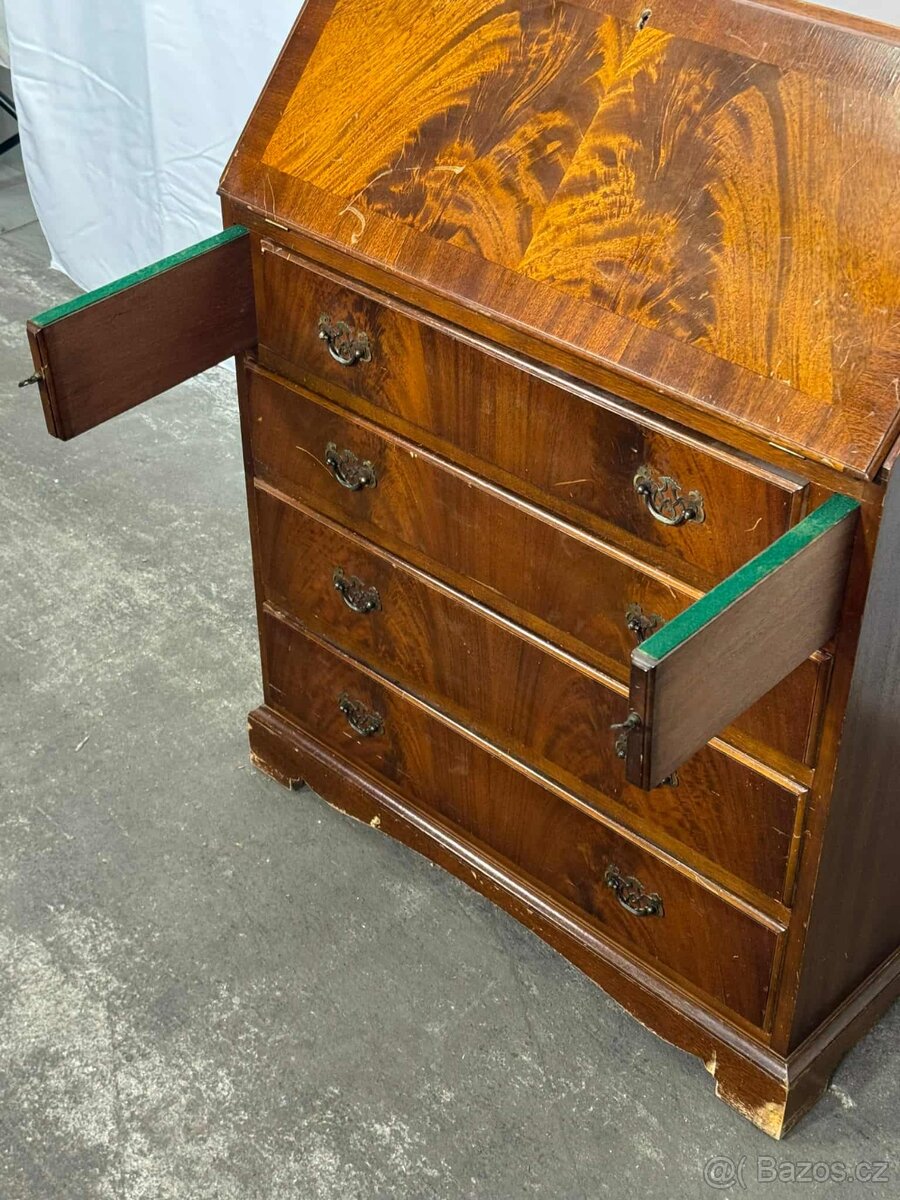 Starožitná psací komoda (133010) - 5