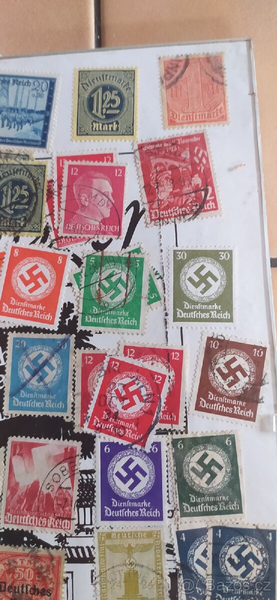 Známky z druhé světové tedy Reich známky. - 5