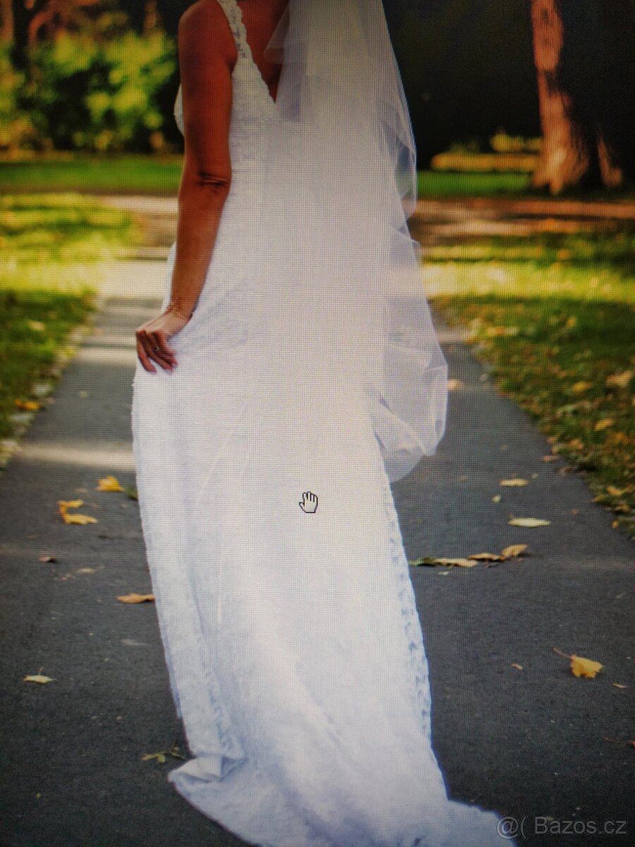 Svatební šaty, vel. 38-40 - 5