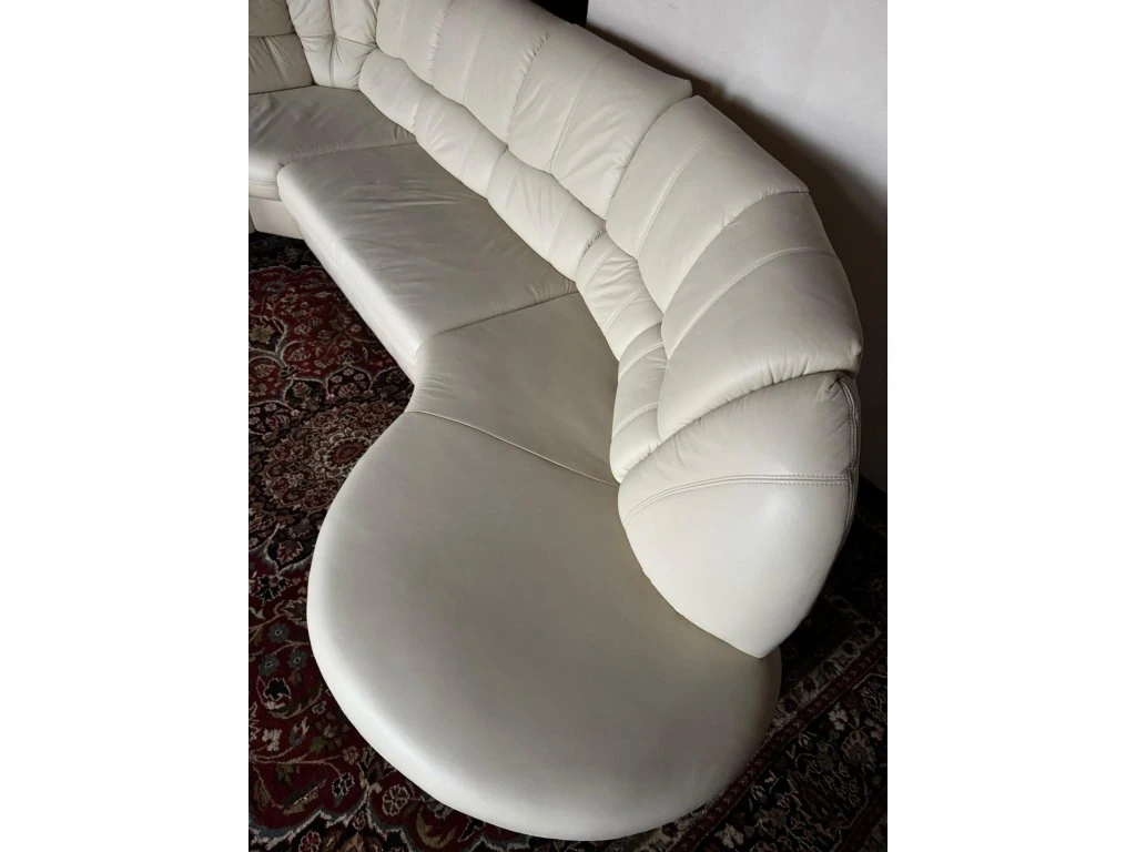 Rohová kožená sedací souprava,3302 - 5