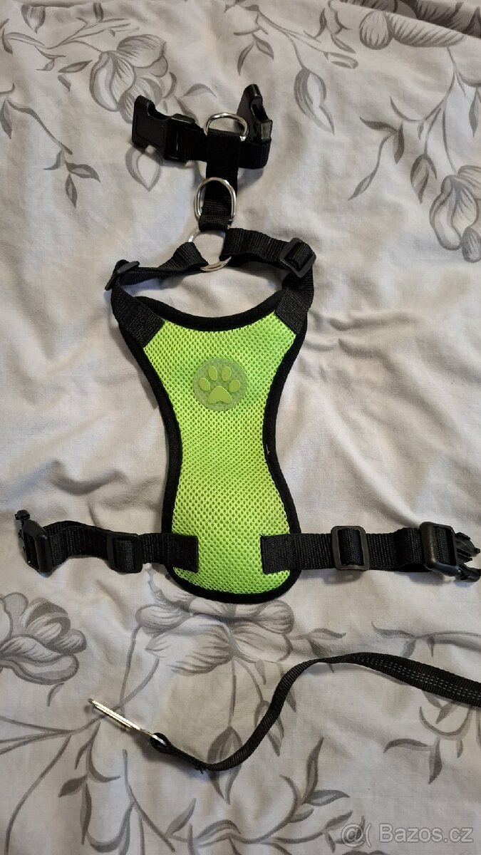 Sedačka pro psa do auta + pásy, postroj - 5