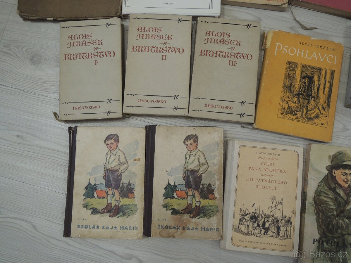 Knihy Jirásek, Němcová, Háj, Čech - 5