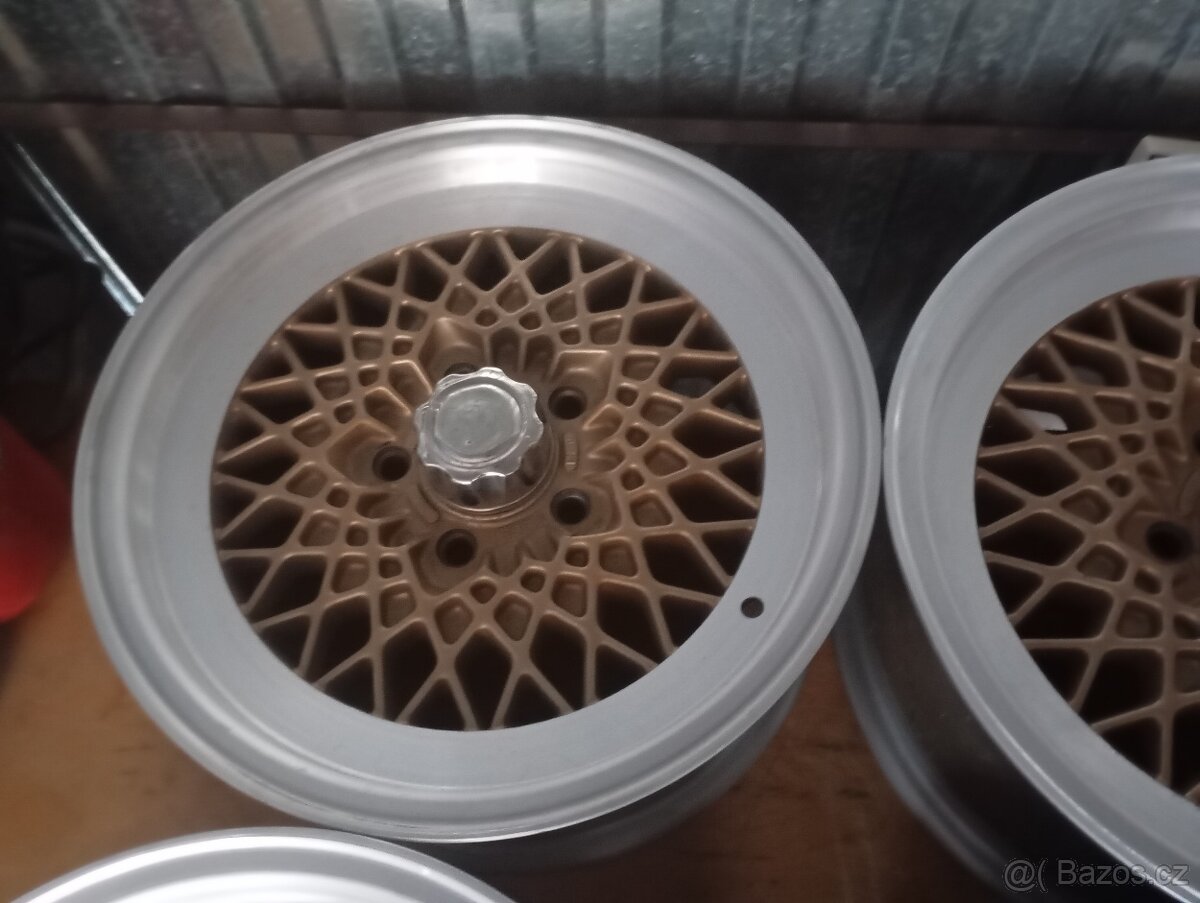 15" alu disky kola, BBS Mahle na Mercedes W115,W123,.. - 5
