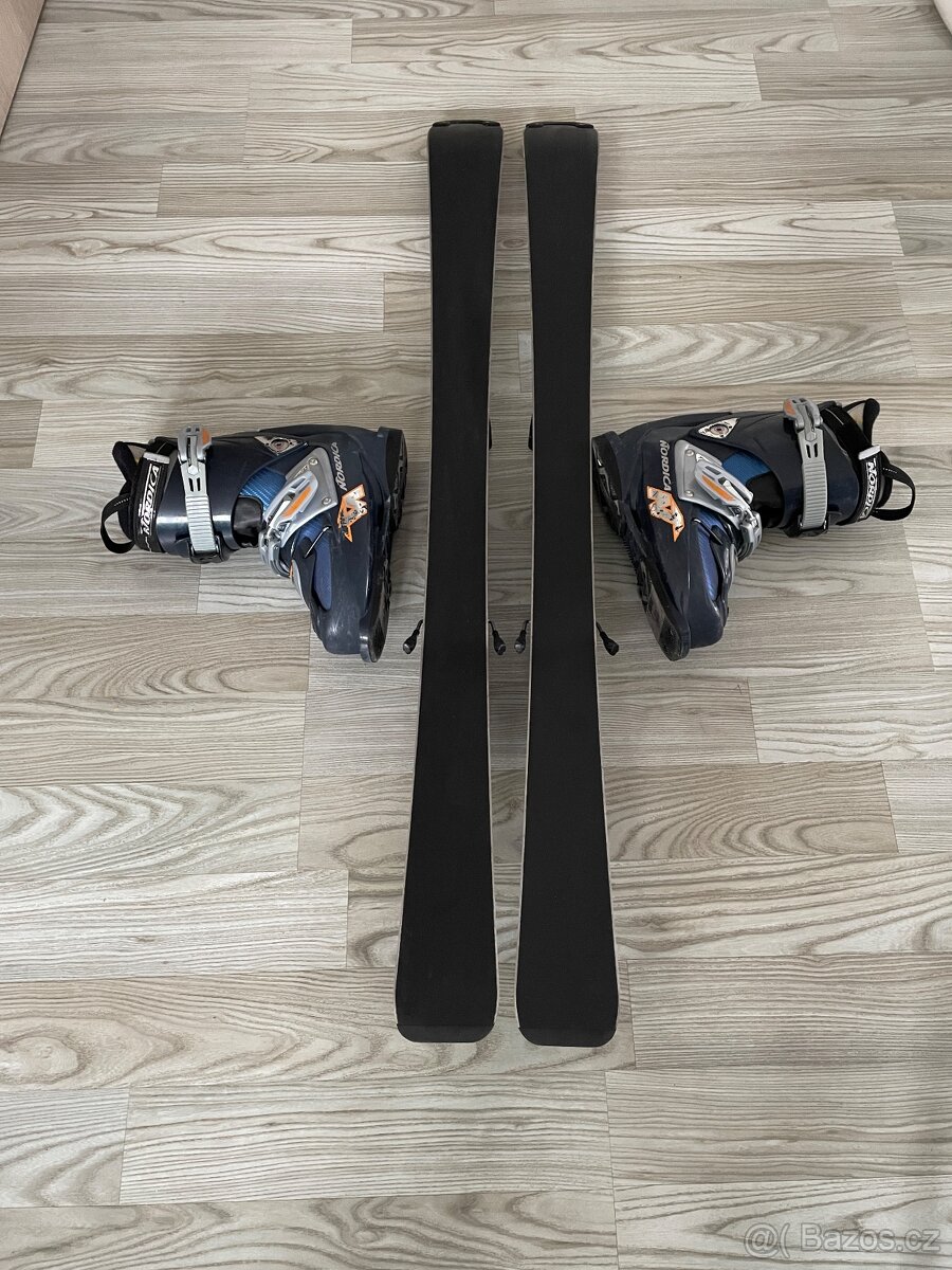 Dětské lyže 120 cm + lyžáky 36-37 - 5