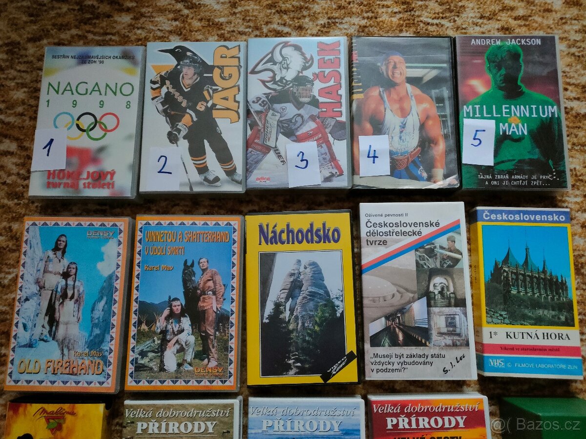 Originál VHS kazety - 5