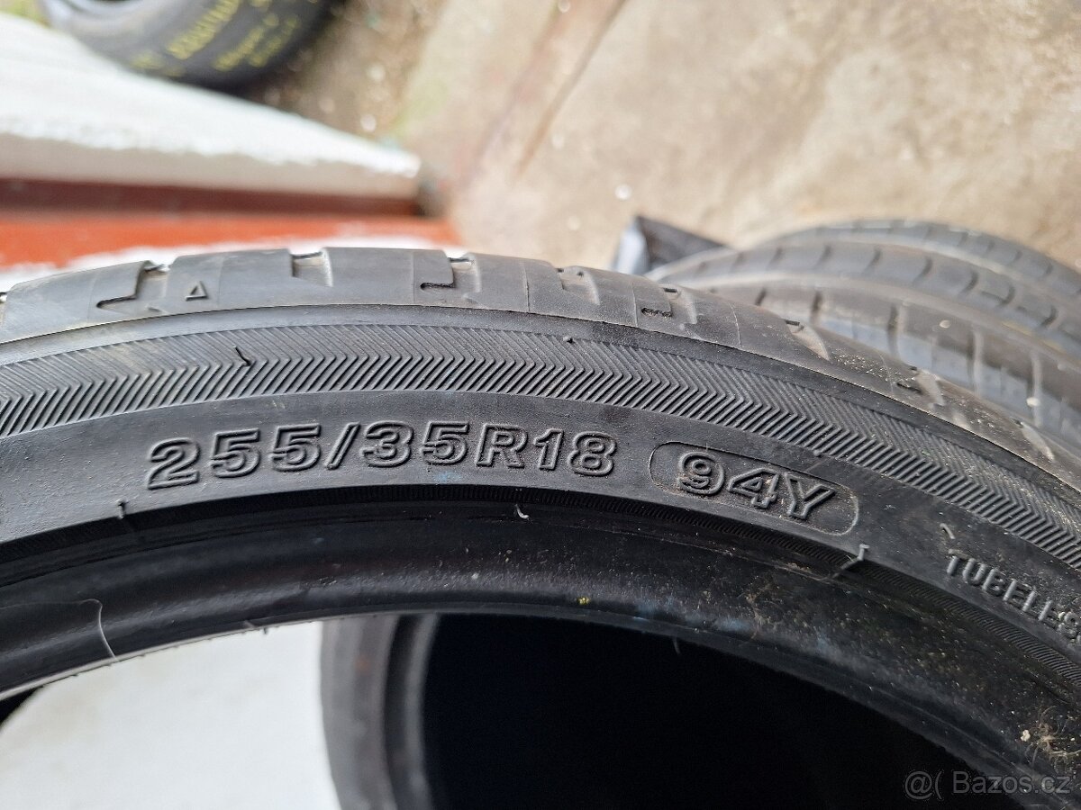 Prodám letní pneu 255/35/18 Bridgestone - 5
