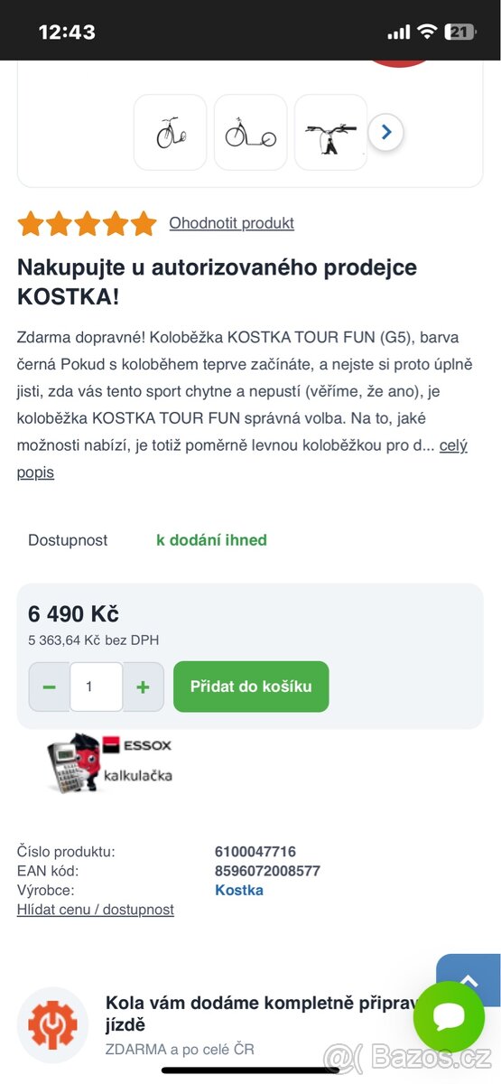 Koloběžka Kostka - 5