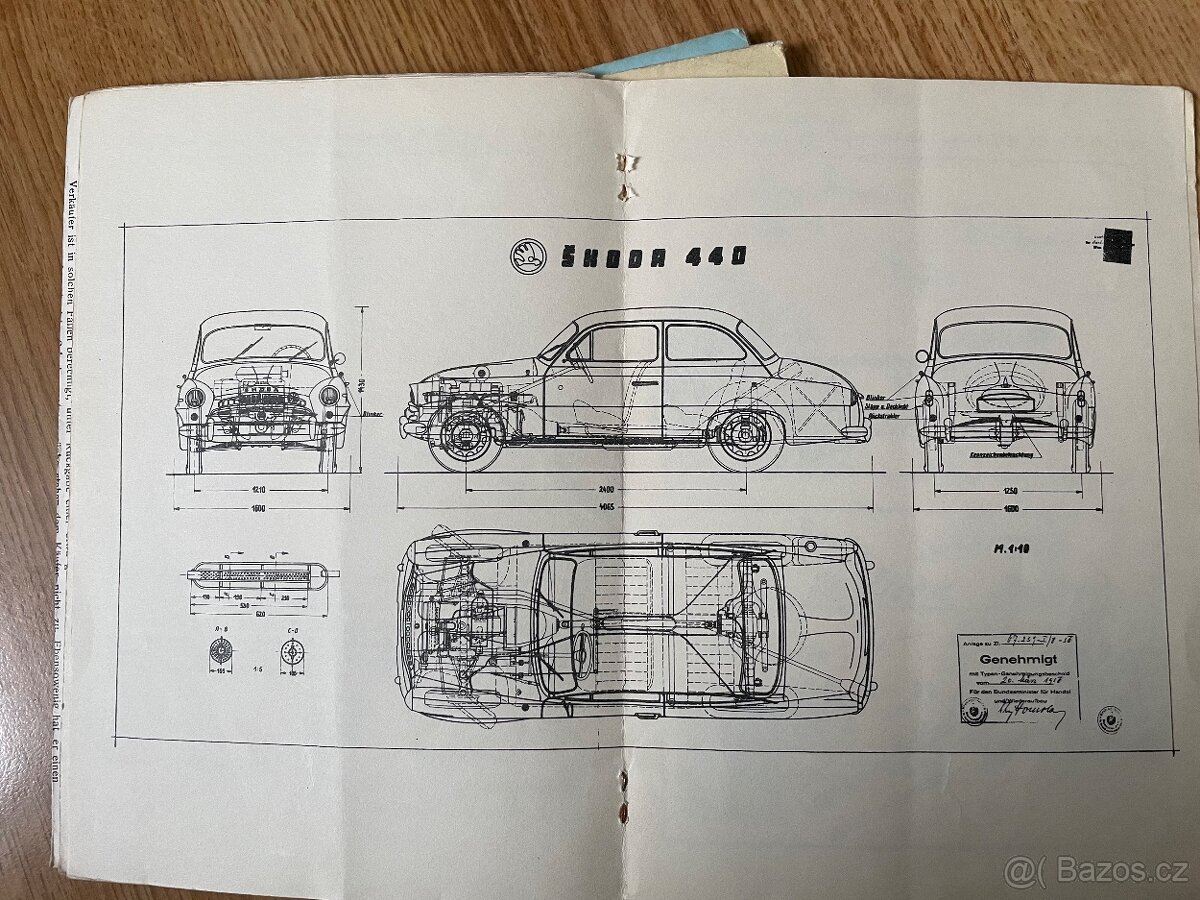 Papíry na Škoda 440 Spartak - 5