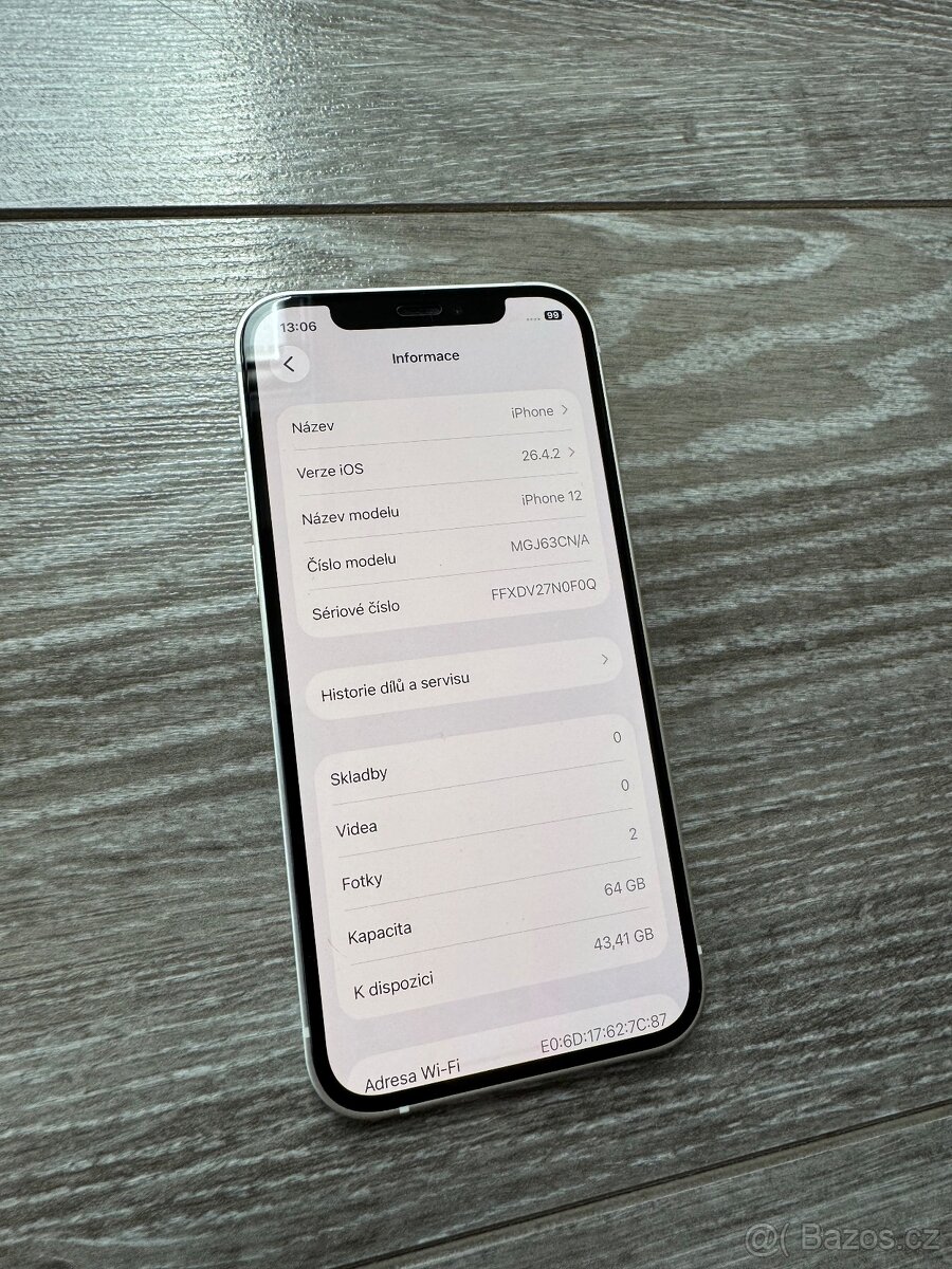 Apple iPhone 12 64GB bílý - 5