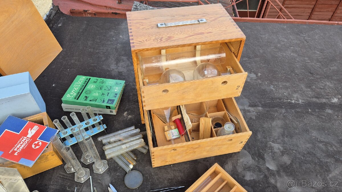 Obrovská Retro školní chemická souprava - 5