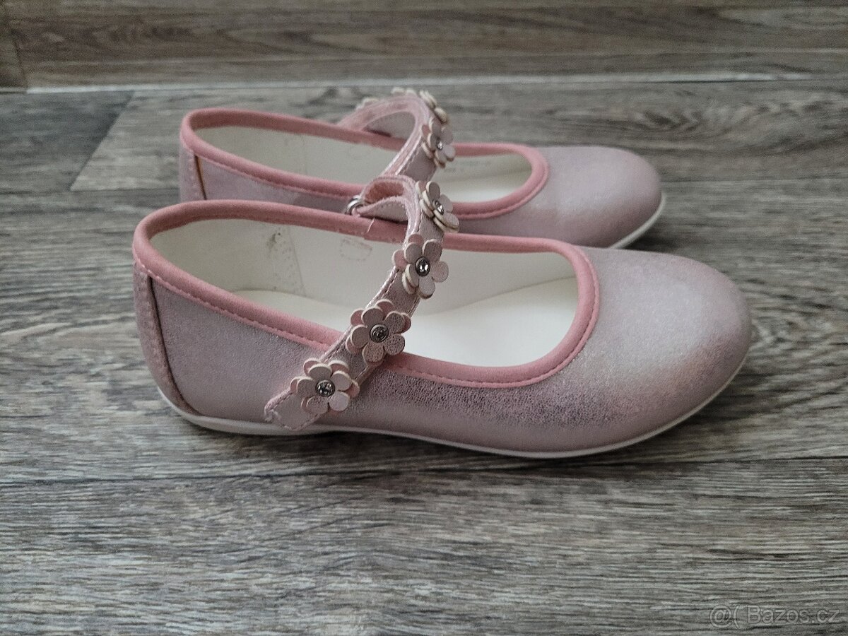 Dětské růžové baleríny vel. 28 - 5
