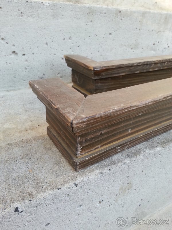 Dřevěné garniže retro - 5