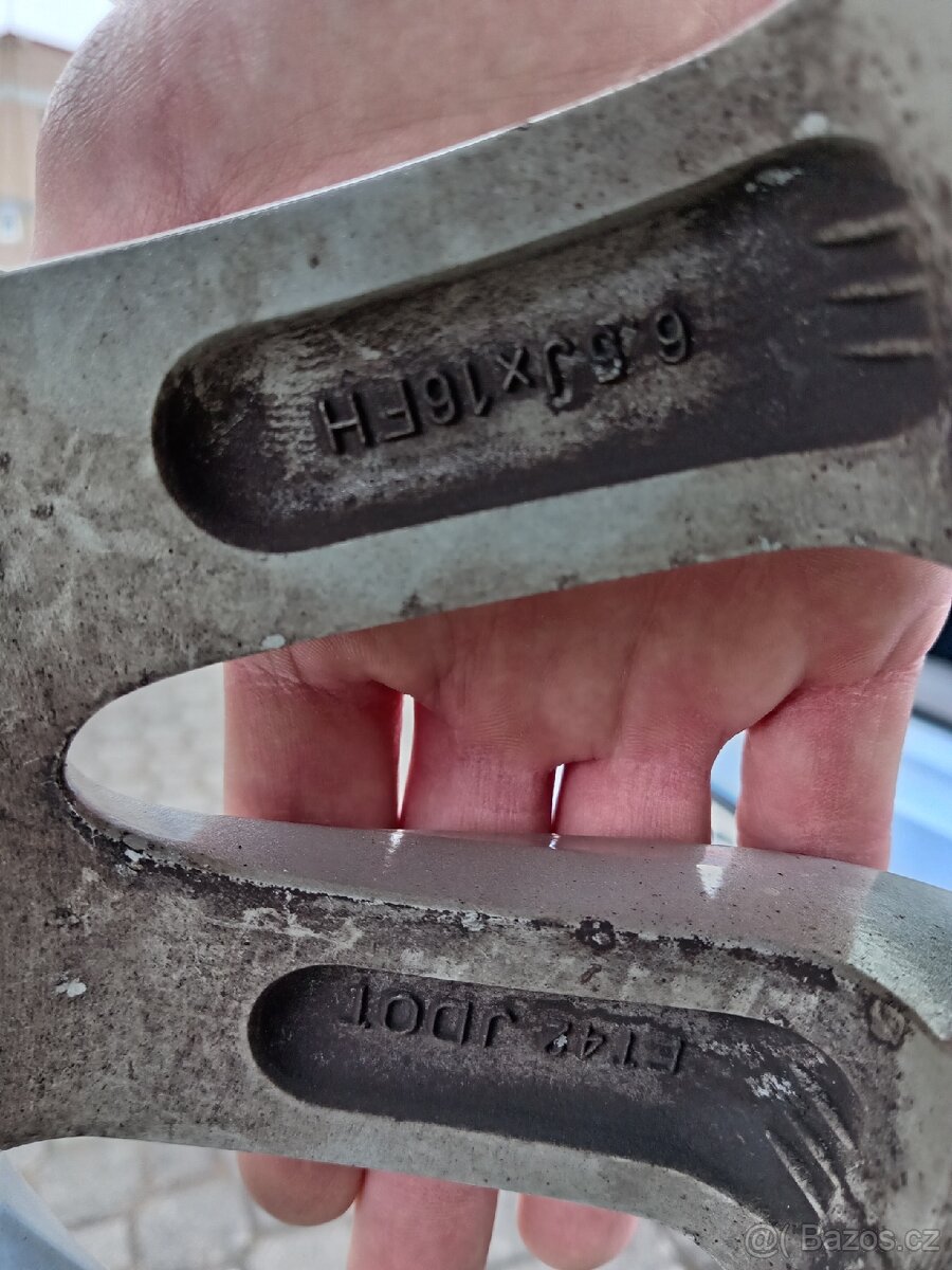 Originál ALU kola Mazda R16 + pneu - 5