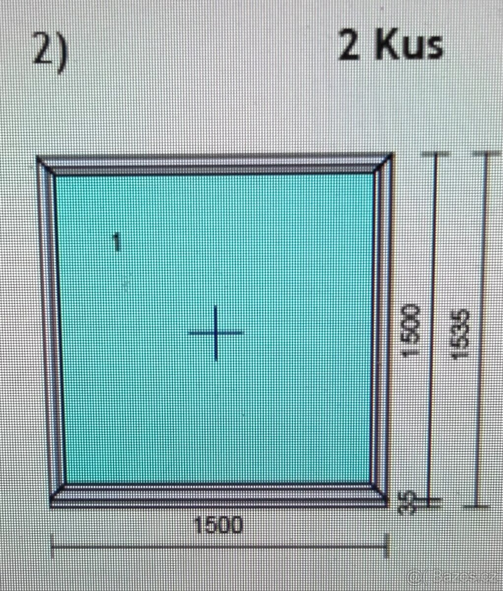 PVC okna 2x fix a 1x BD - 5