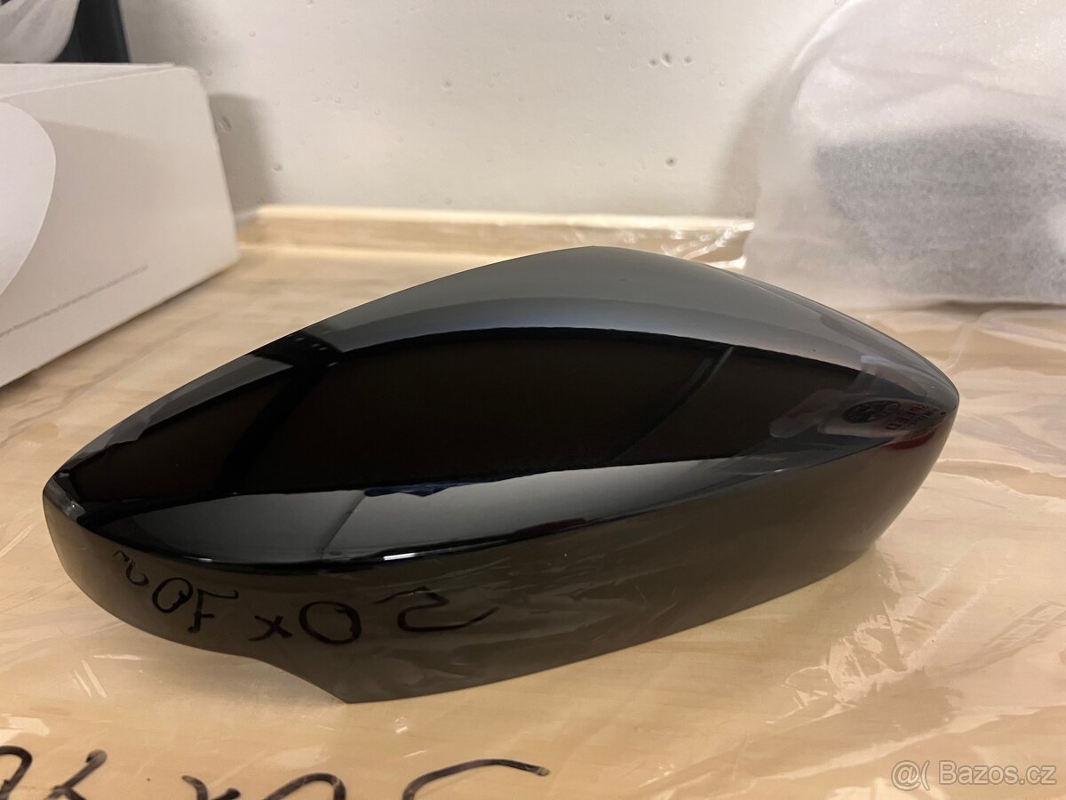 ŠKODA FABIA III DEKORATIVNÍ KRYTY ZRCÁTEK ORIGINAL - ČERNÉ - 5