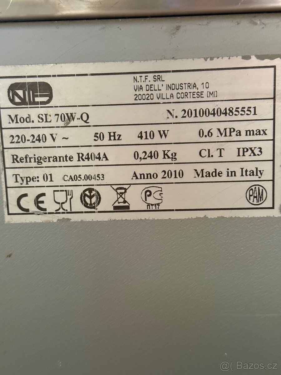 NTF SL 70W-Q Výrobník ledu. Záruka - 5