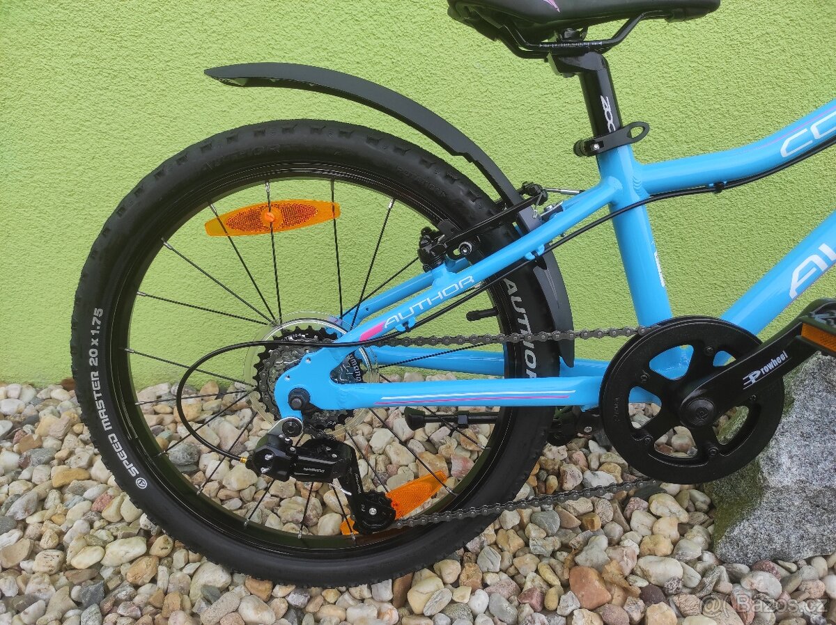 Značkové kolo Author Cosmic 20" (modrá/růžová) - 5