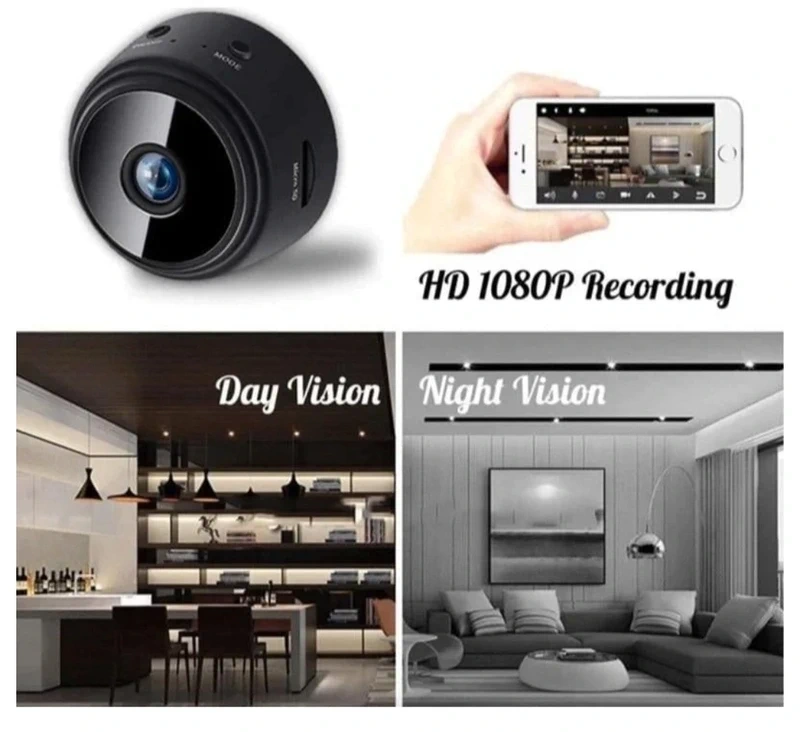 Mini Wi-Fi kamera A9 nová - 5