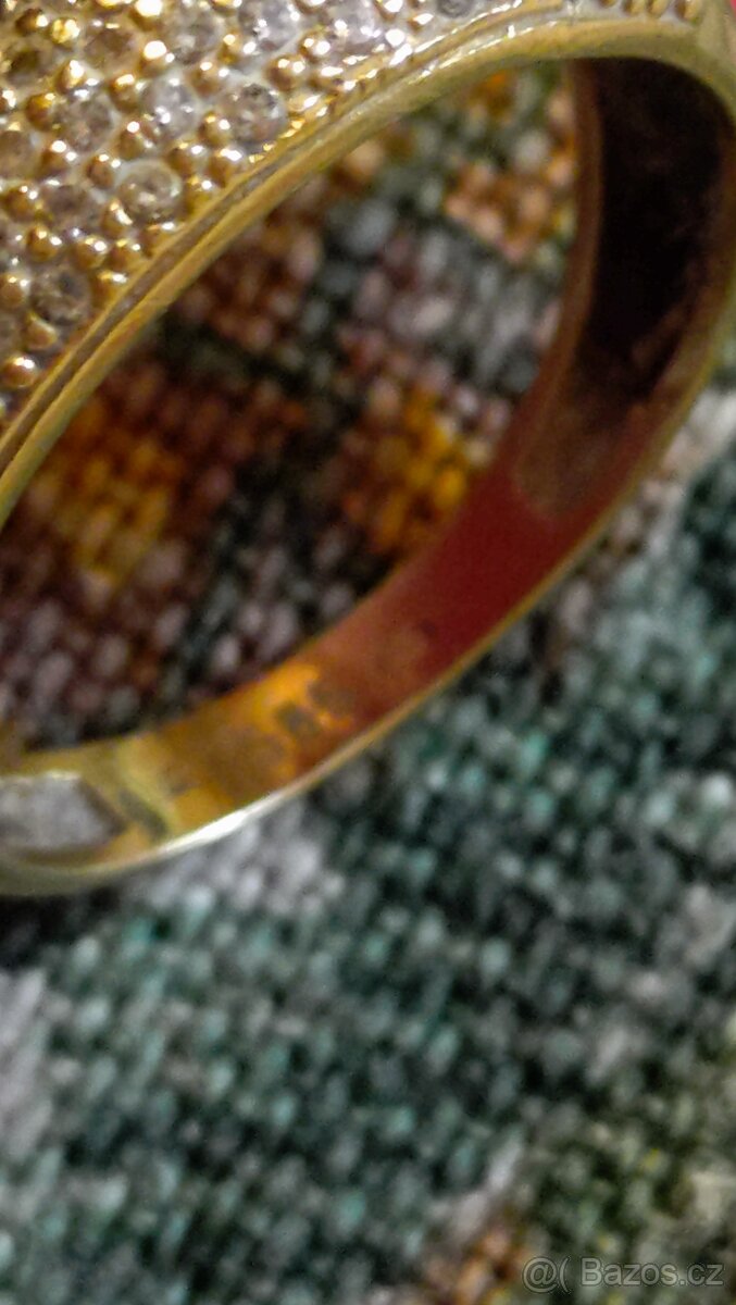 Zlatý masivní prsten - 5