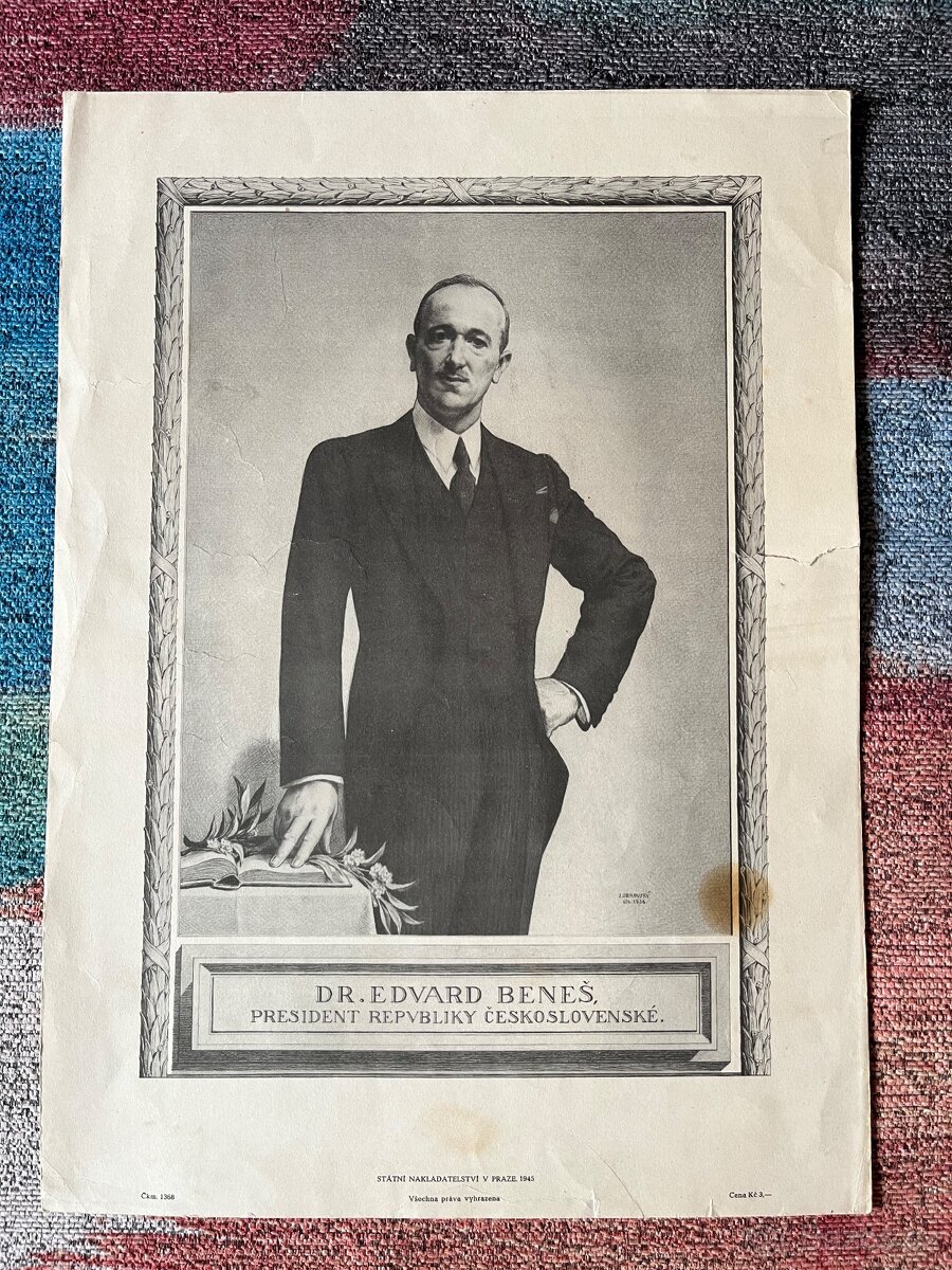 Edvard Beneš - školní obraz - 5