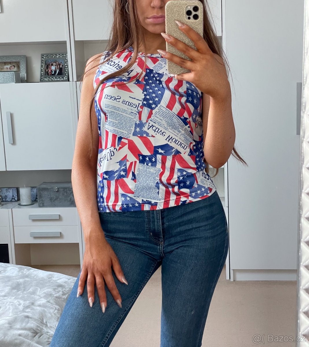 Prodám dámská a dívčí trička/topy. Top stav. Levně - 5