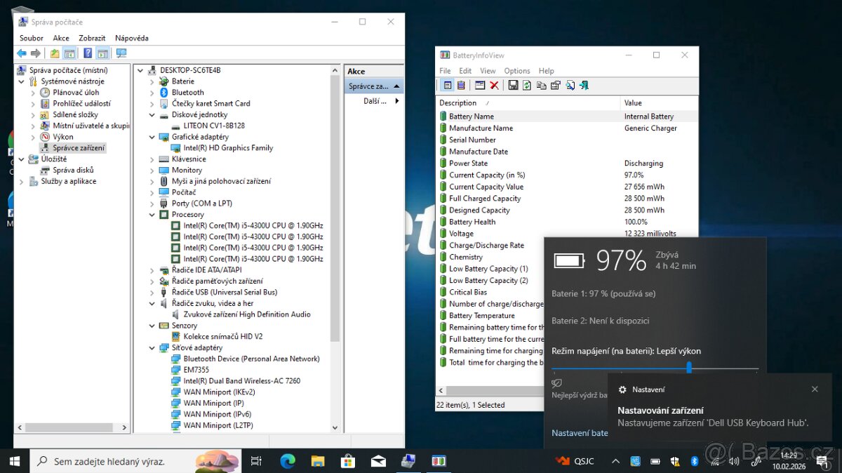 Vojenský/průmyslový tablet GETAC F110 - 5
