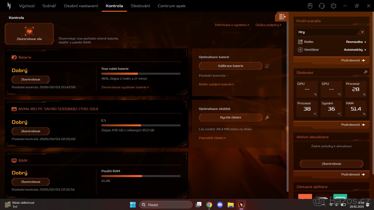 Acer Nitro V15 RTX 4050 - 5